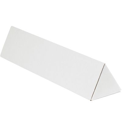 3 x 24 1/4" White Triangle Mailing Tubes