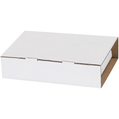 8 1/2 x 7 5/8 x 2 1/16" White Video Tape Mailers