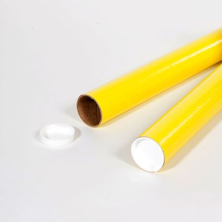 2 x 6" Yellow Tubes with Caps