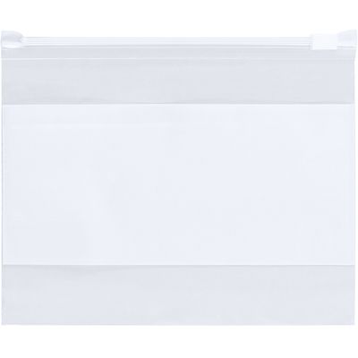 4 x 6" - 3 Mil Slide-Seal Reclosable White Block Poly Bags