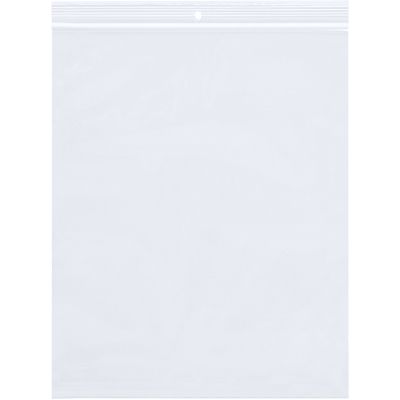 8 x 10" - 2 Mil Reclosable Poly Bags w/ Hang Hole