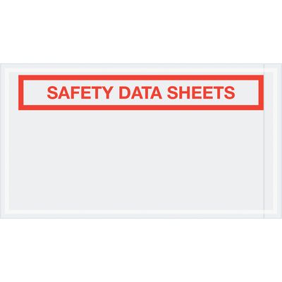 5 1/2 x 10" "Safety Data Sheets" SDS Envelopes