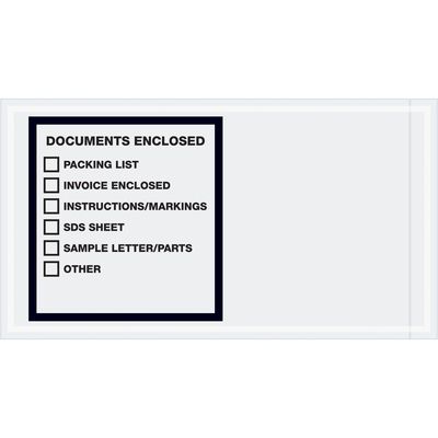 5 1/2 x 10" "Documents Enclosed" Transportation Envelopes