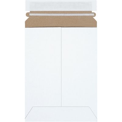 6 x 8" White Self-Seal Stayflats Plus® Mailers