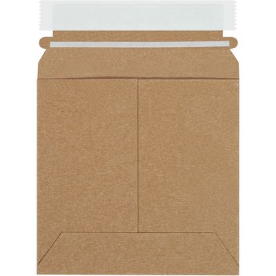 6 x 6" Kraft Self-Seal Stayflats Plus® Mailers