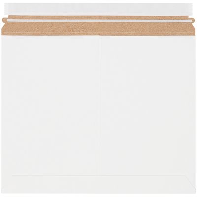 13 1/2 x 11" White Stayflats Lite® Mailers