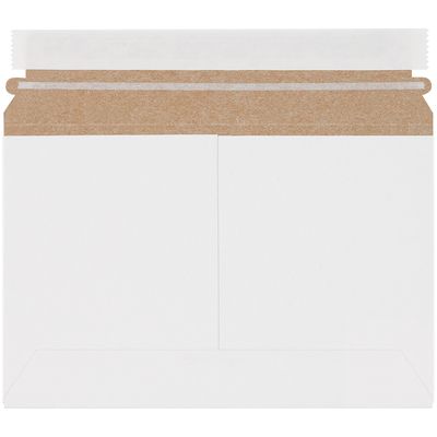 9 1/2 x 6" White Stayflats Lite® Mailers