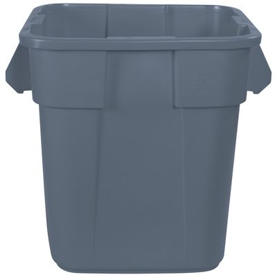 Rubbermaid® Brute® Square Trash Can - 28 Gallon, Gray