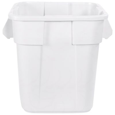 Rubbermaid® Brute® Square Trash Can - 28 Gallon, White