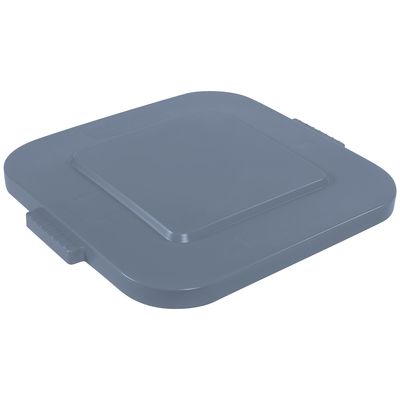 Rubbermaid® Brute® Square Trash Can Flat Lid - 28 Gallon, Gray