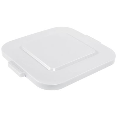 Rubbermaid® Brute® Square Trash Can Flat Lid - 28 Gallon, White