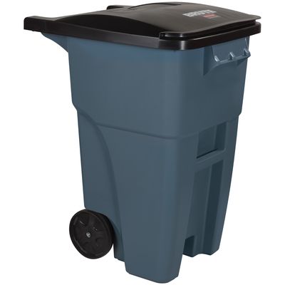 Rubbermaid® Brute® Roll Out Container - 50 Gallon, Gray