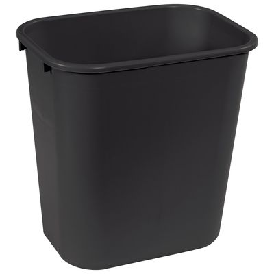 Rubbermaid® Office Trash Can - 7 Gallon, Black