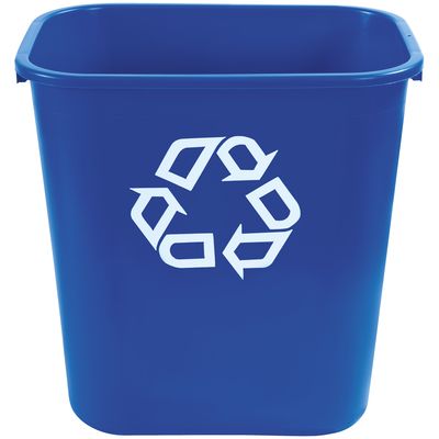 Rubbermaid® Office Recycling Container - 7 Gallon, Blue