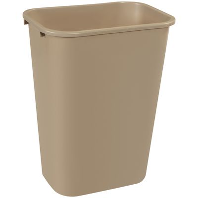 Rubbermaid® Office Trash Can - 10 Gallon, Beige