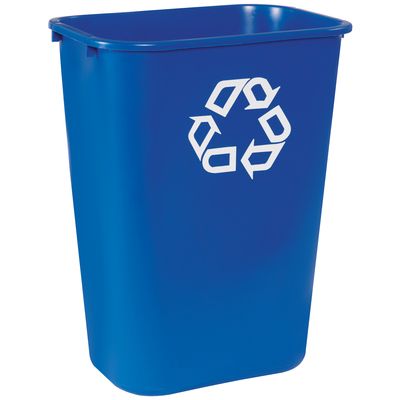 Rubbermaid® Office Recycling Container - 10 Gallon, Blue