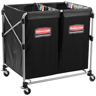 Rubbermaid® Collapsible Basket Truck - (2) 4 Bushel