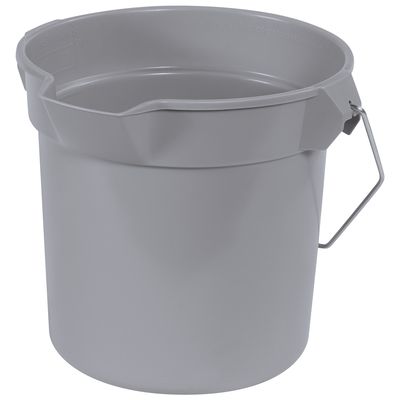 Rubbermaid® Utility Bucket with Spout - 10 Quart, Gray