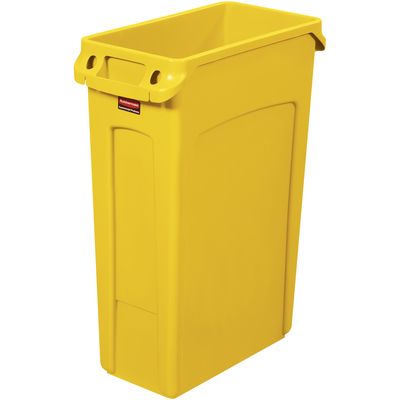 Rubbermaid® Slim Jim® Trash Can - 23 Gallon, Yellow