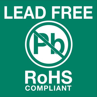 2 x 2" - "Lead Free RoHs Compliant" Labels