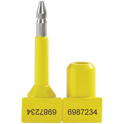 1 1/4" Yellow Bolt Seals