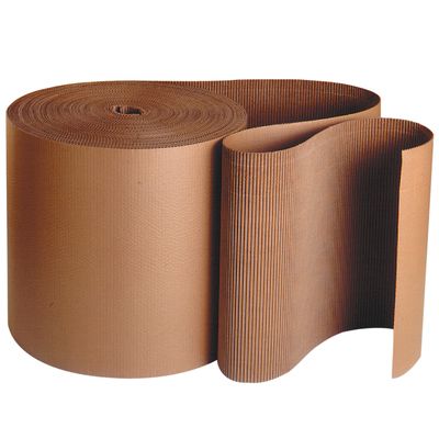 24" x 250' - 'B' Flute Kraft Singleface Corrugated Roll