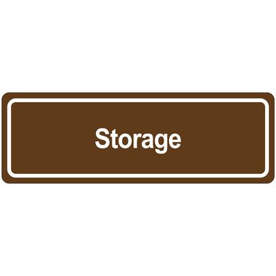 Door Sign - "Storage"