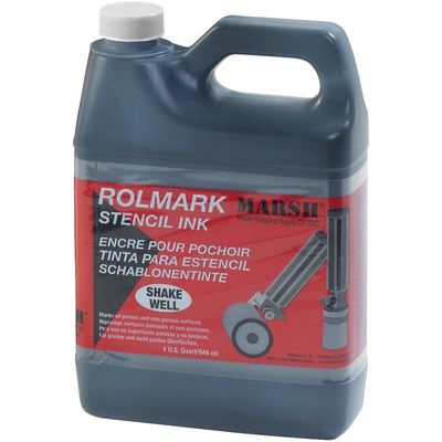 Rolmark Quart of Black Ink