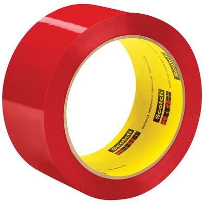 2" x 55 yds. Red Scotch® Box Sealing Tape 373