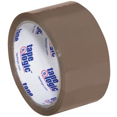 2" x 55 yds. Tan Tape Logic® #600 Economy Tape