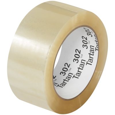 2" x 110 yds. Clear Tartan™ Box Sealing Tape 302