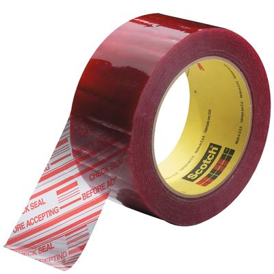 2" x 110 yds. Clear 3M Security Message Box Sealing Tape 3779