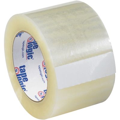 3" x 110 yds. Clear Tape Logic® #122 Quiet Carton Sealing Tape