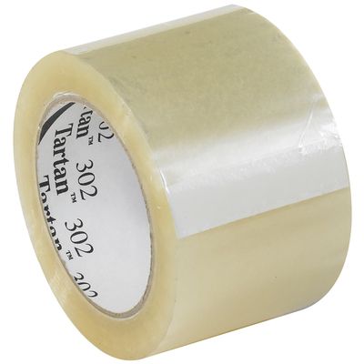 3" x 110 yds. Clear Tartan™ Box Sealing Tape 302