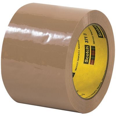 3" x 110 yds. Tan Scotch® Box Sealing Tape 371