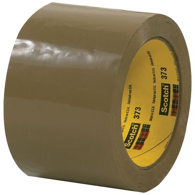 3" x 55 yds. Tan Scotch® Box Sealing Tape 373