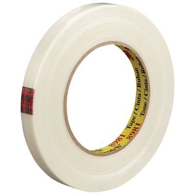 1/2" x 60 yds. (12 Pack) 3M™ 8981 Strapping Tape