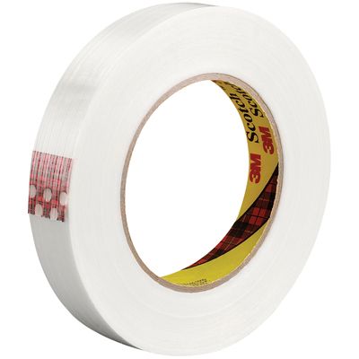 3/4" x 60 yds. (12 Pack) 3M™ 8915 Strapping Tape