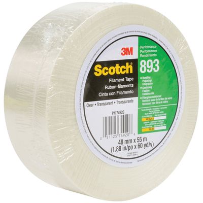 2" x 60 yds. Scotch® Filament Tape 893