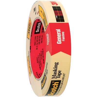 1" x 60 yds. 3M™ 2050 Masking Tape