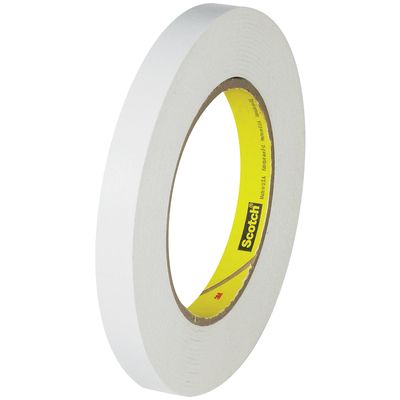 1/2" x 60 yds. (12 Pack) 3M™ 256 White Flatback Tape