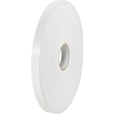 1/2" x 36 yds. (1/16" White) Tape Logic® Removable Double Sided Foam Tape