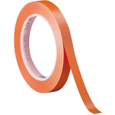 1/4" x 36 yds. Orange 3M Vinyl Tape 471