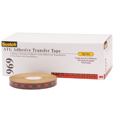 1/2" x 18 yds. 3M™ 969 Adhesive Transfer Tape