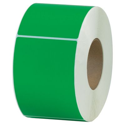 4 x 6" Dark Green Thermal Transfer Labels