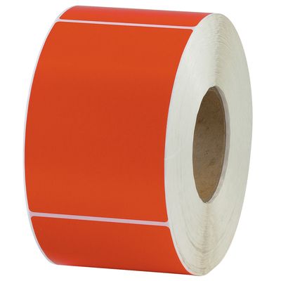 4 x 6" Red Thermal Transfer Labels