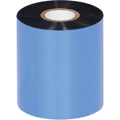 3.14" x 1476' Black Zebra Thermal Transfer Ribbons - Wax