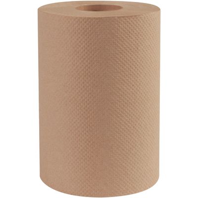 8" x 350' Bedford Kraft Hard Wound Roll Towels