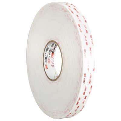 1" x 5 yds. White 3M™ 4930 VHB™ Tape