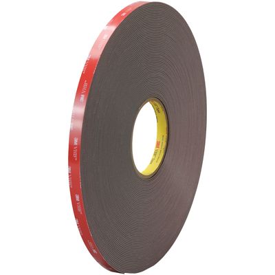 1/2" x 5 yds. Black 3M™ 4947F VHB™ Tape